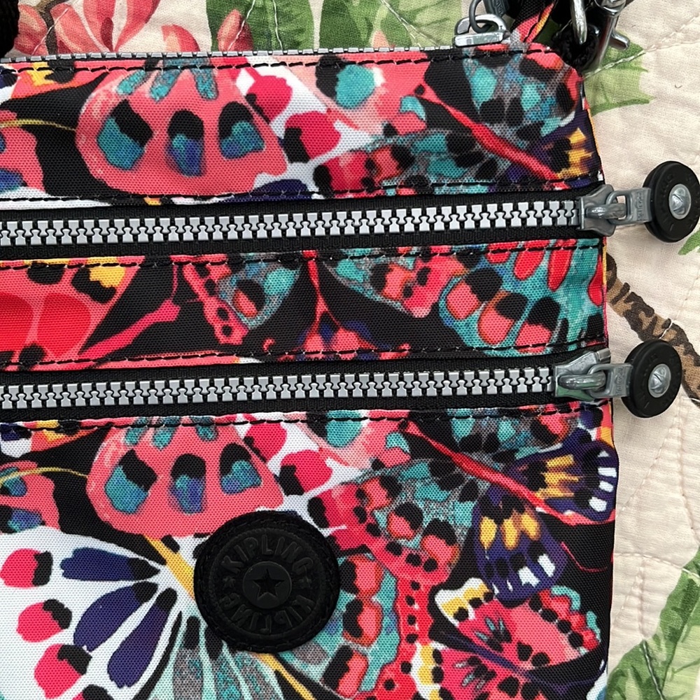 Kipling Small Multiple Zippered Pockets Crossbody… - image 4